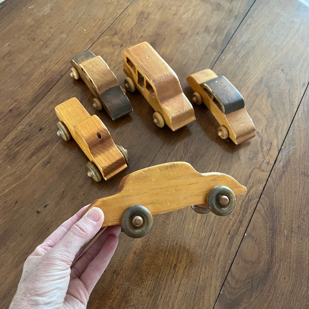 Vintage Wooden Car & Truck Toys